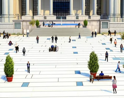 Illustration forecourt - Image 1