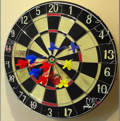 Illustration dartboard