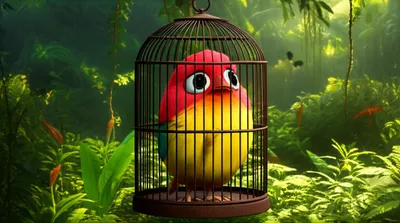 Illustration caging - Image 1