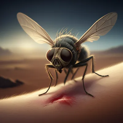 Illustration sandflies