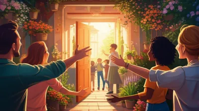 Illustration welcoming - Image 1