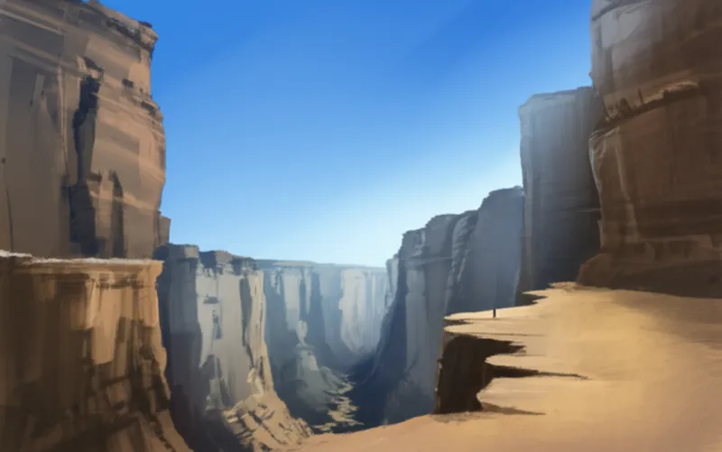 Illustration visuelle du mot « clear » - Étendue, distance