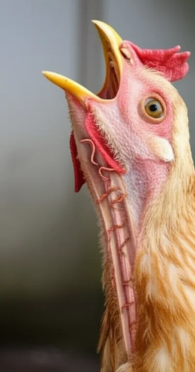 Illustration gapeworm - Image 1