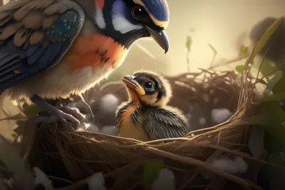 Illustration birdie - Image 1