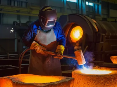 Illustration steelworker