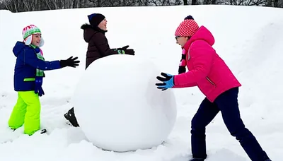 Illustration snowballs