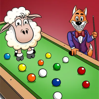 Illustration snookered - Image 1
