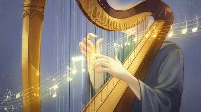 Illustration harps - Image 1
