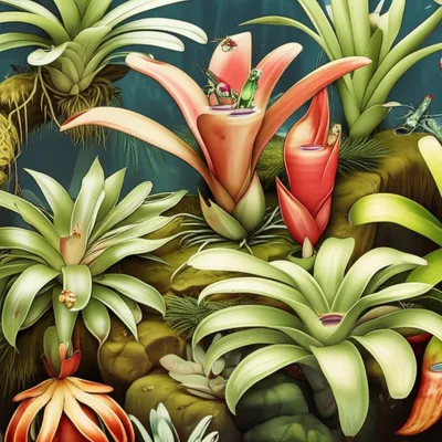 Illustration bromeliad - Image 1