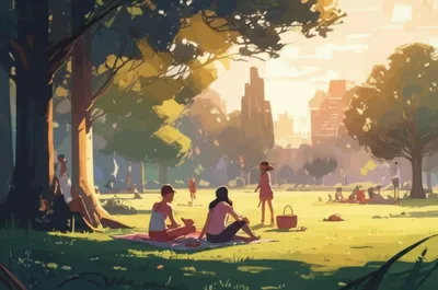 Illustration afternoons