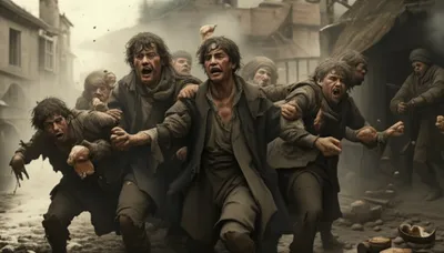 Illustration yahoos - Image 1