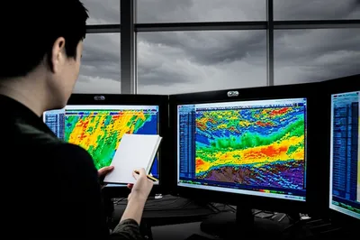 Illustration meteorologist