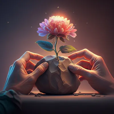 Illustration had - Image 1