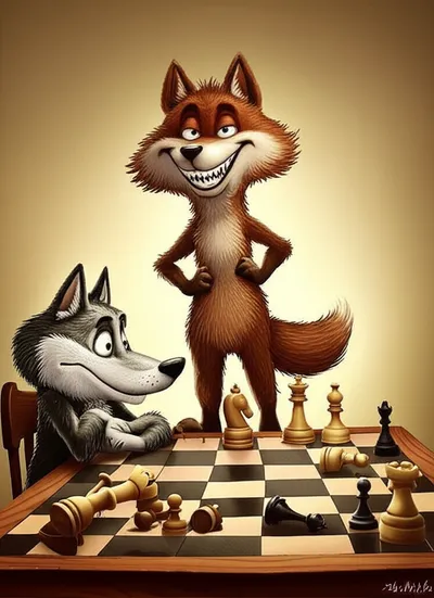 Illustration outwitted