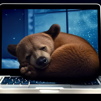 Illustration hibernating - Image 1