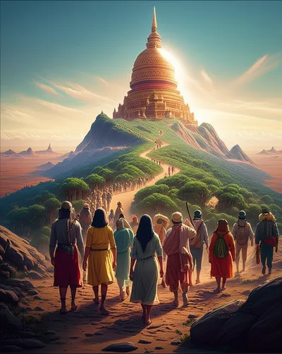 Illustration pilgrimage - Image 1