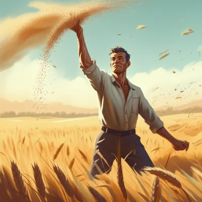 Illustration winnowed - Image 1