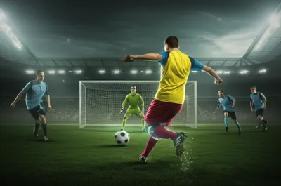 Illustration midfielder