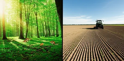 Illustration deforestation