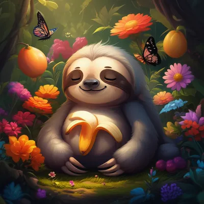 Illustration slothful