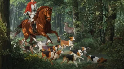 Illustration hunted - Image 1