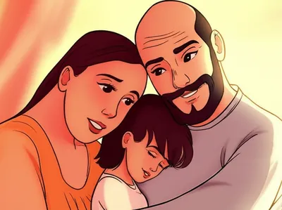 Illustration godparents - Image 1