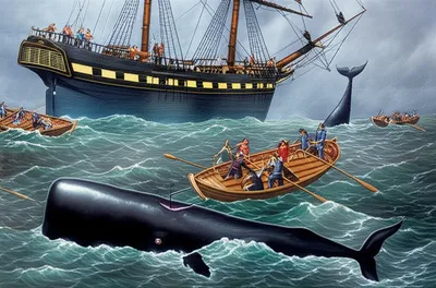 Illustration whalers - Image 1