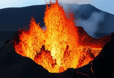 Illustration eruption