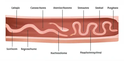 Illustration tapeworm