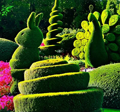 Illustration topiaries - Image 1