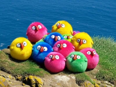 Illustration puffins - Image 1