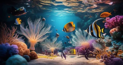 Illustration crinoids