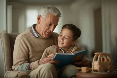 Illustration granddad