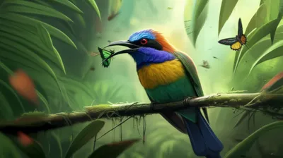 Illustration jacamars