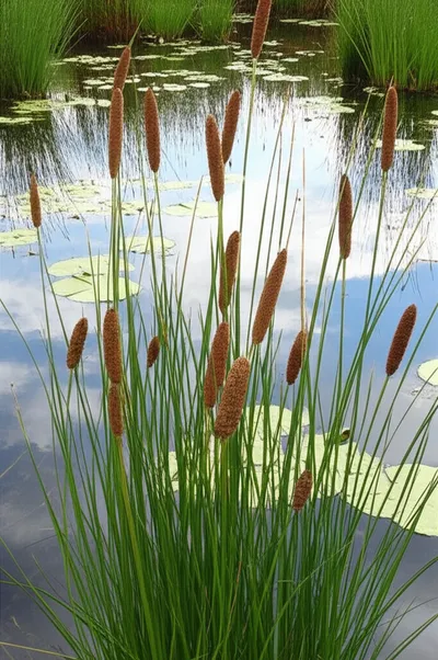 Illustration cattail - Image 1