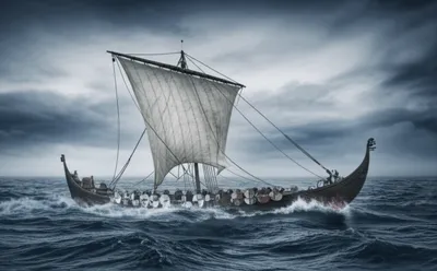 Illustration longships