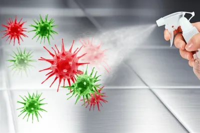 Illustration disinfecting