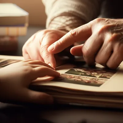 Illustration grandfather - Image 1