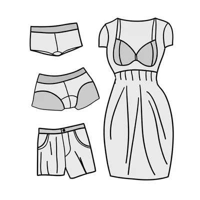 Illustration underwear