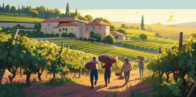 Illustration vendange - Image 1