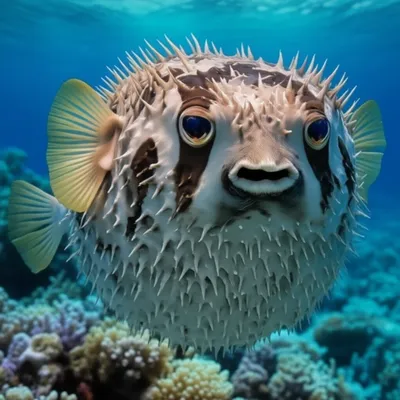 Illustration porcupinefish