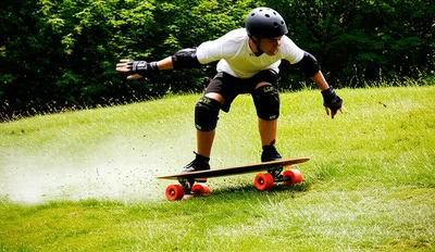 Illustration mountainboarding