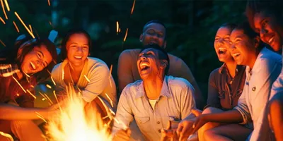 Illustration laughing - Image 1