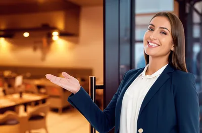 Illustration hostess