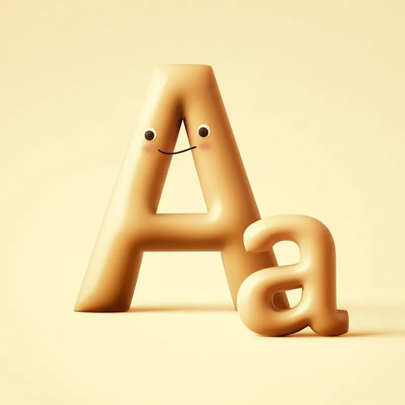 Illustration visuelle du mot « minuscules » - Minuscule