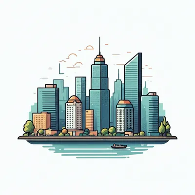 Illustration downtown - Image 1