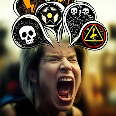 Illustration cursing - Image 1