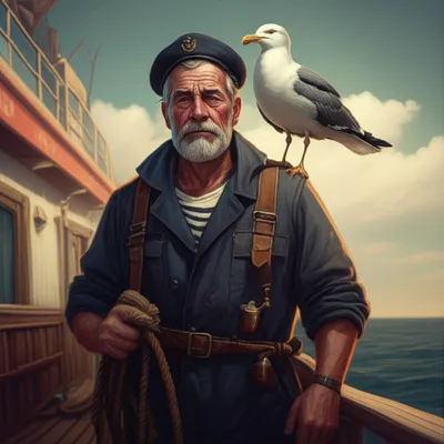 Illustration boatswain - Image 1
