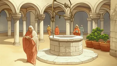 Illustration cloister - Image 1