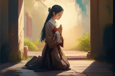 Illustration votary - Image 1